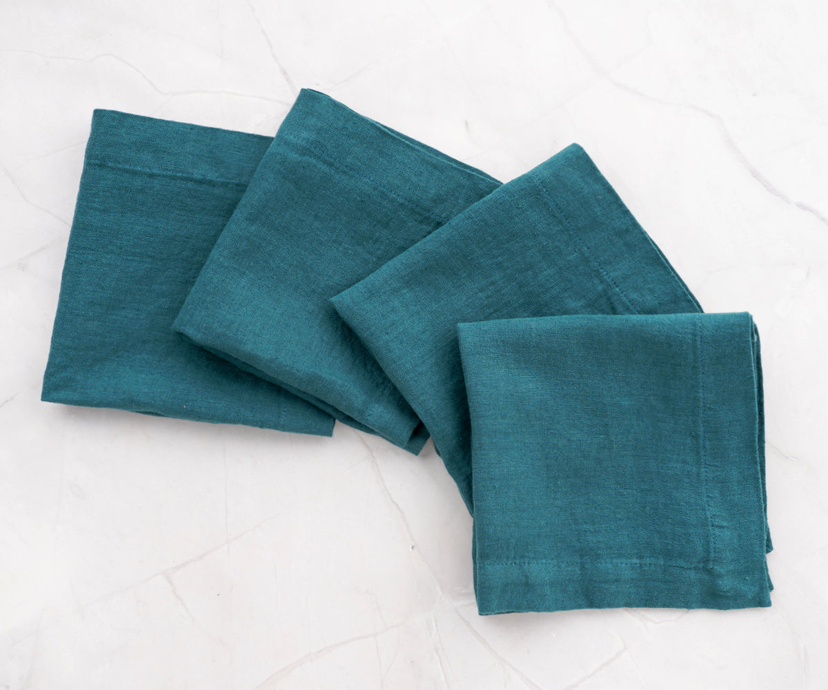 Cocktail Napkins - 100% Pure Linen Cocktail Napkins - 100% Pure Linen