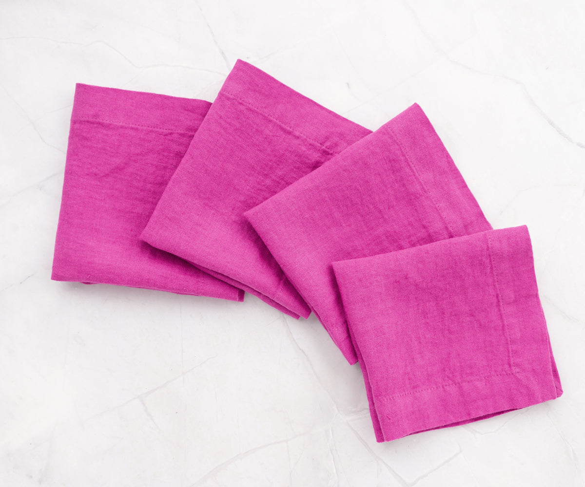 Cocktail Napkins - 100% Pure Linen Cocktail Napkins - 100% Pure Linen