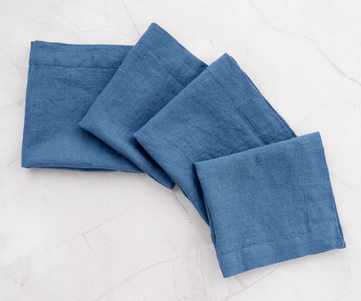 Cocktail Napkins - 100% Pure Linen Cocktail Napkins - 100% Pure Linen