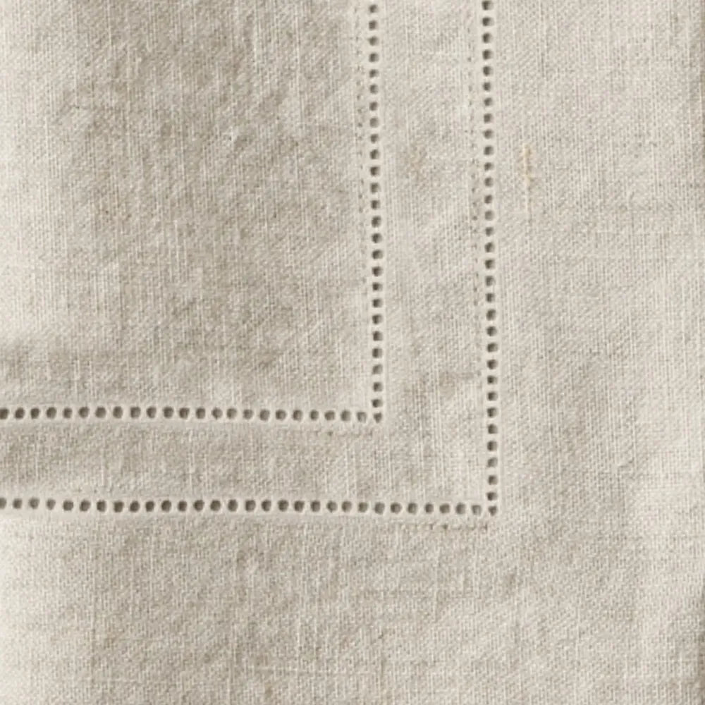 Bring understated elegance to your table with our Dark Sand Double Hemstitch Napkins Bring understated elegance to your table with our Dark Sand Double Hemstitch Napkins
