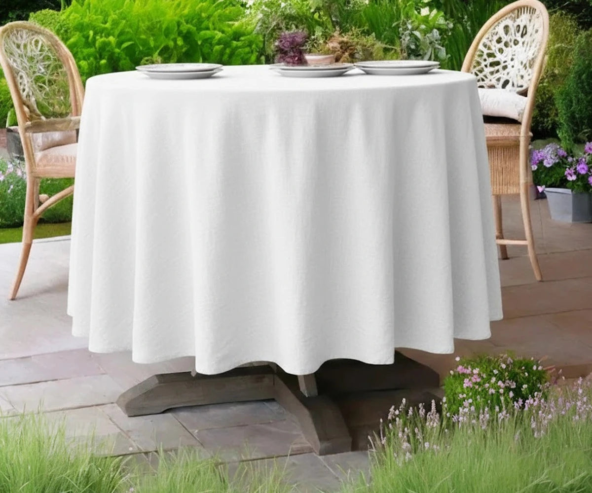 Linen Round Tablecloth Linen Round Tablecloth