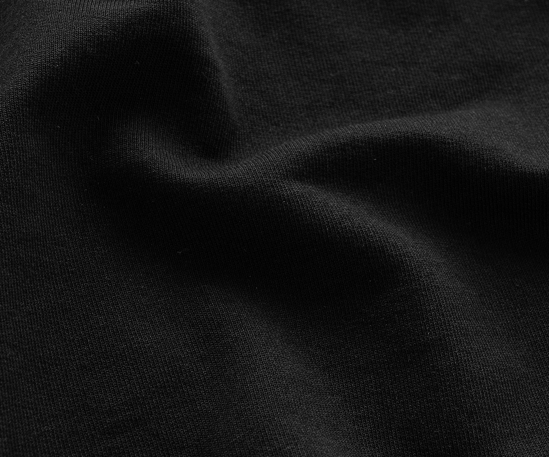 Close-up of black shorts fabric texture Close-up of black shorts fabric texture