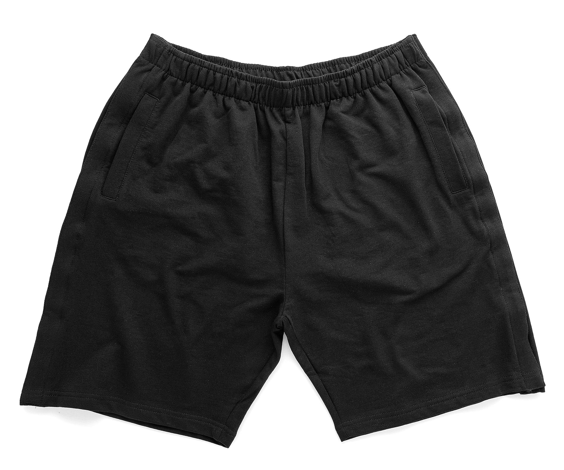 Black shorts on a white background Black shorts on a white background