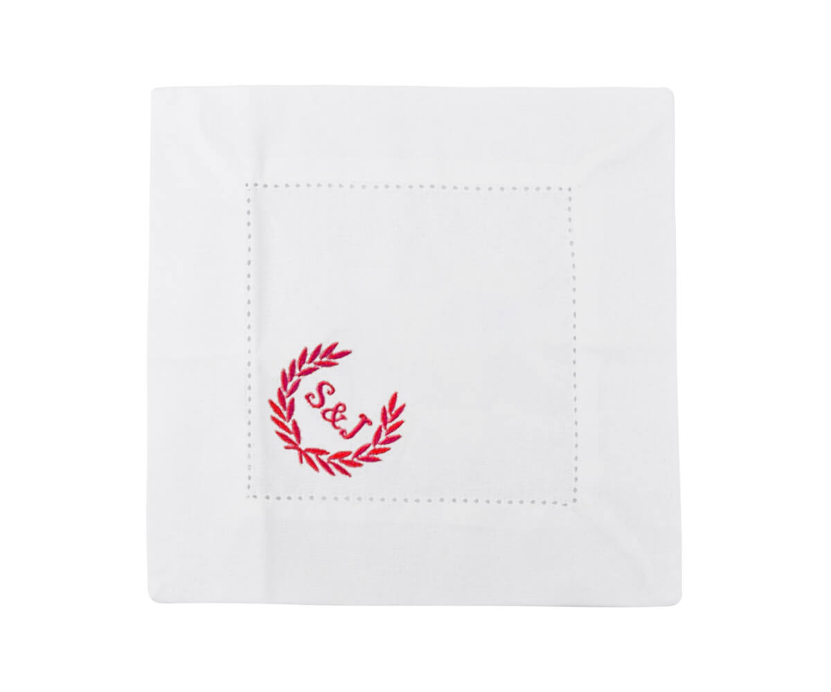 Custom Monogram Napkins Custom Monogram Napkins