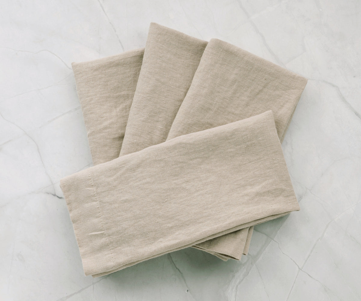 Natural Linen Napkins Natural Linen Napkins