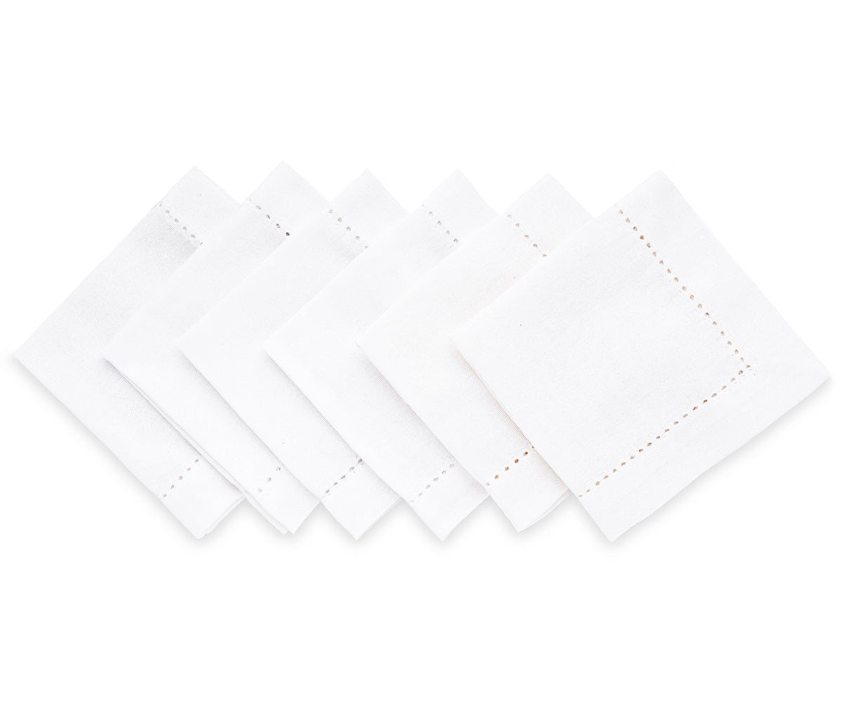 White napkins set of 6 are incredibly versatile and can be easily coordinated with a wide range of table linens White napkins set of 6 are incredibly versatile and can be easily coordinated with a wide range of table linens