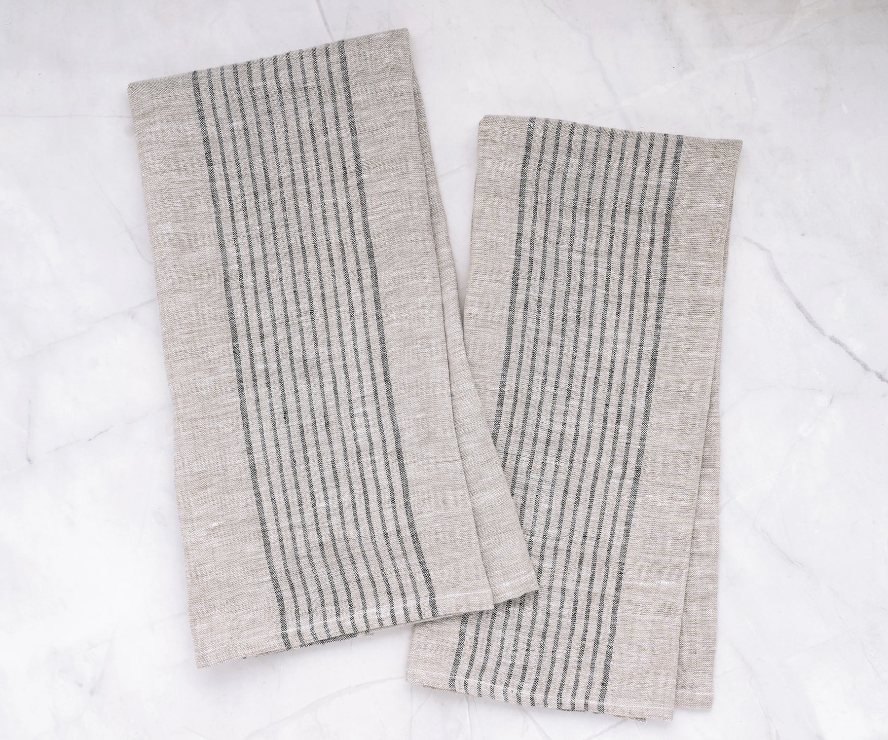 French Stripe Linen Dish Towels - Set of 2 French Stripe Linen Dish Towels - Set of 2