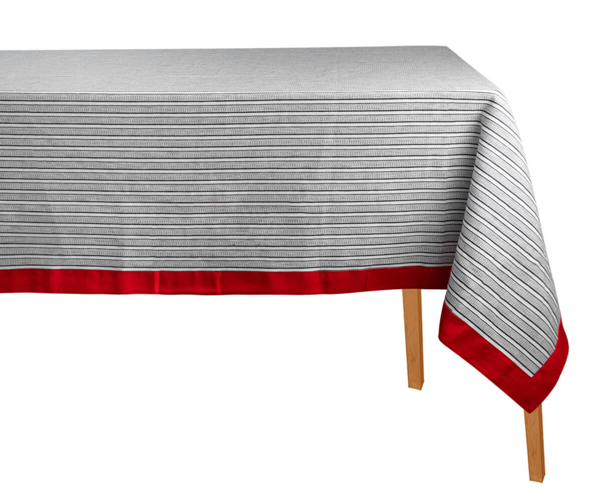A outdoor tablecloth serves as a decorative accent that can tie together the overall theme A outdoor tablecloth serves as a decorative accent that can tie together the overall theme