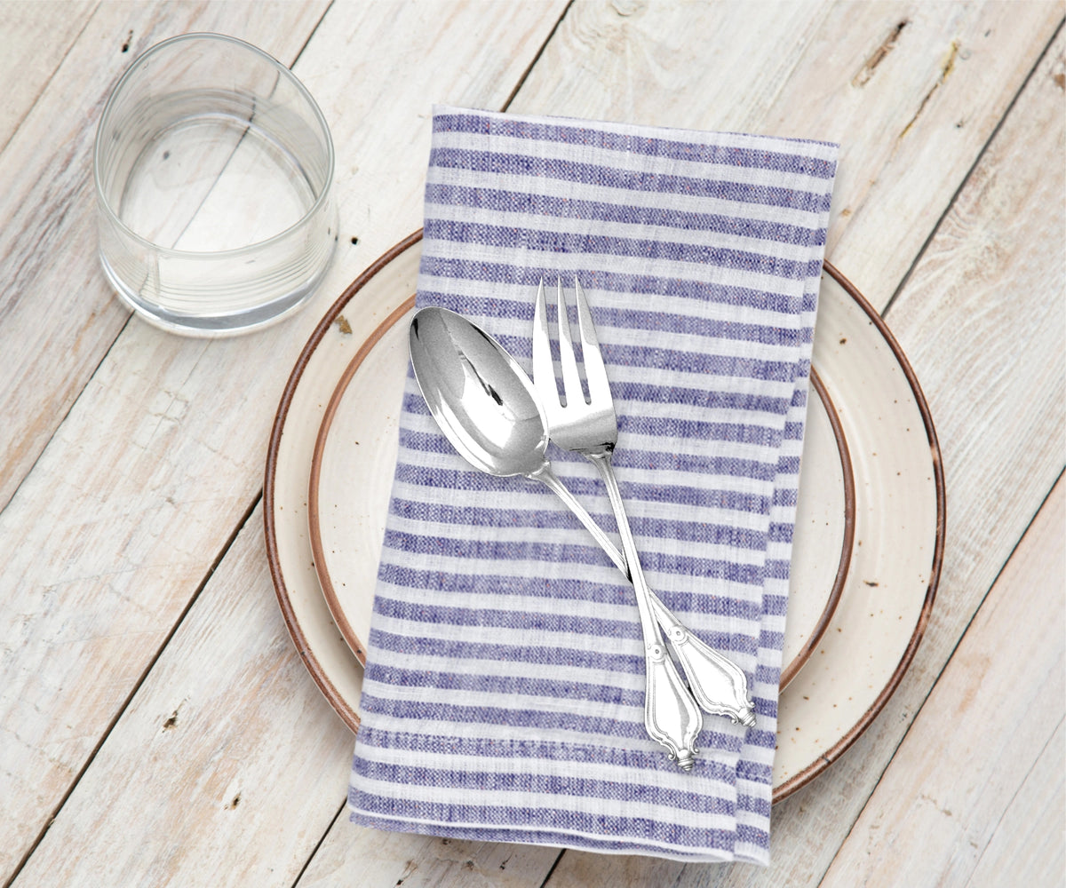 Blue and white napkins - All Cotton and Linen Blue and white napkins - All Cotton and Linen