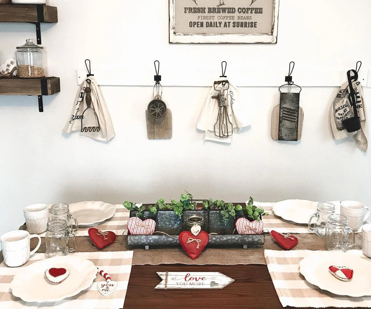 Farmhouse style beige cream checked cotton placemats, set of 4
Farmhouse style beige cream checked cotton placemats, set of 4