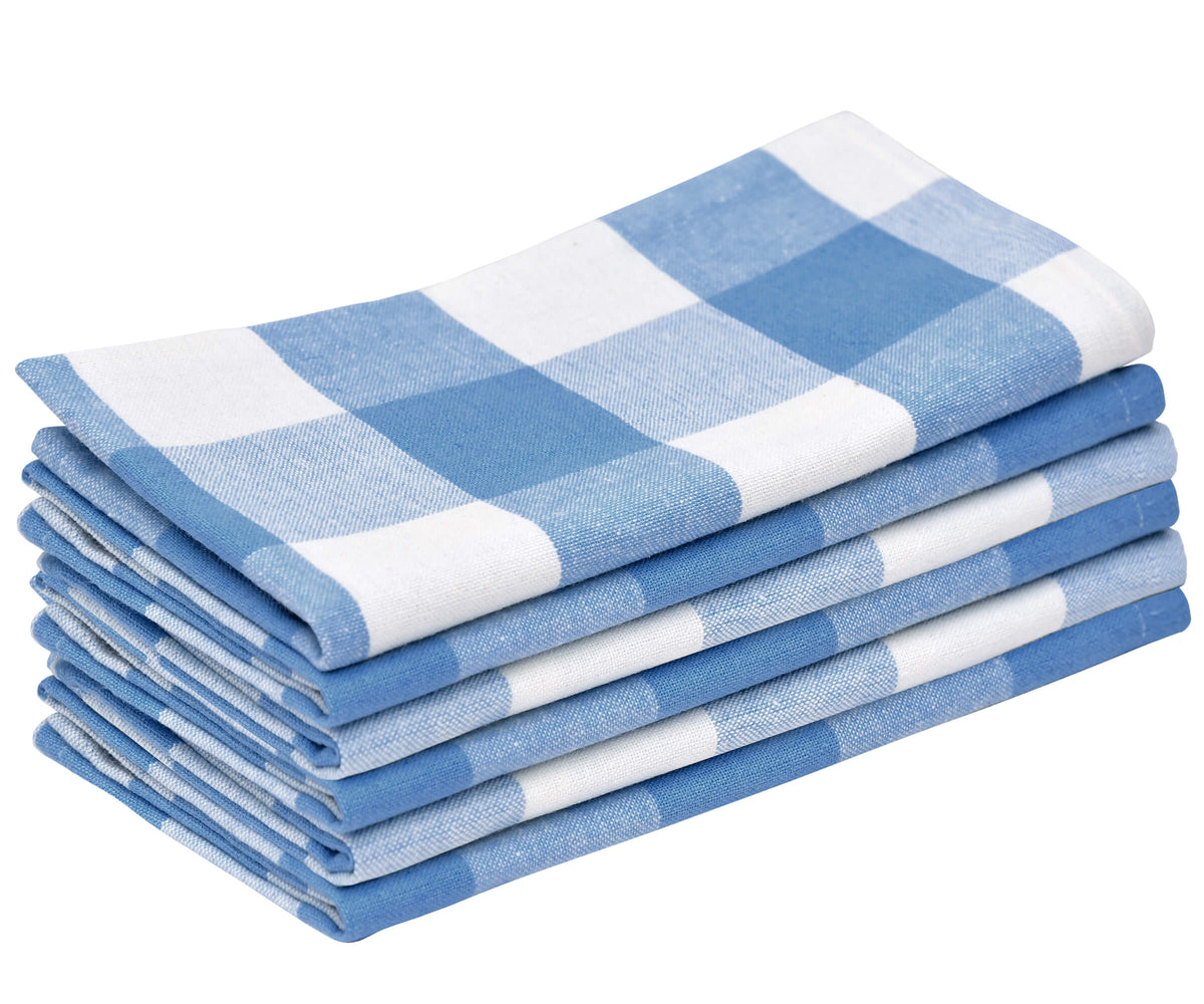 Custom Buffalo Plaid Napkins - Pastel Color Napkins Custom Buffalo Plaid Napkins - Pastel Color Napkins
