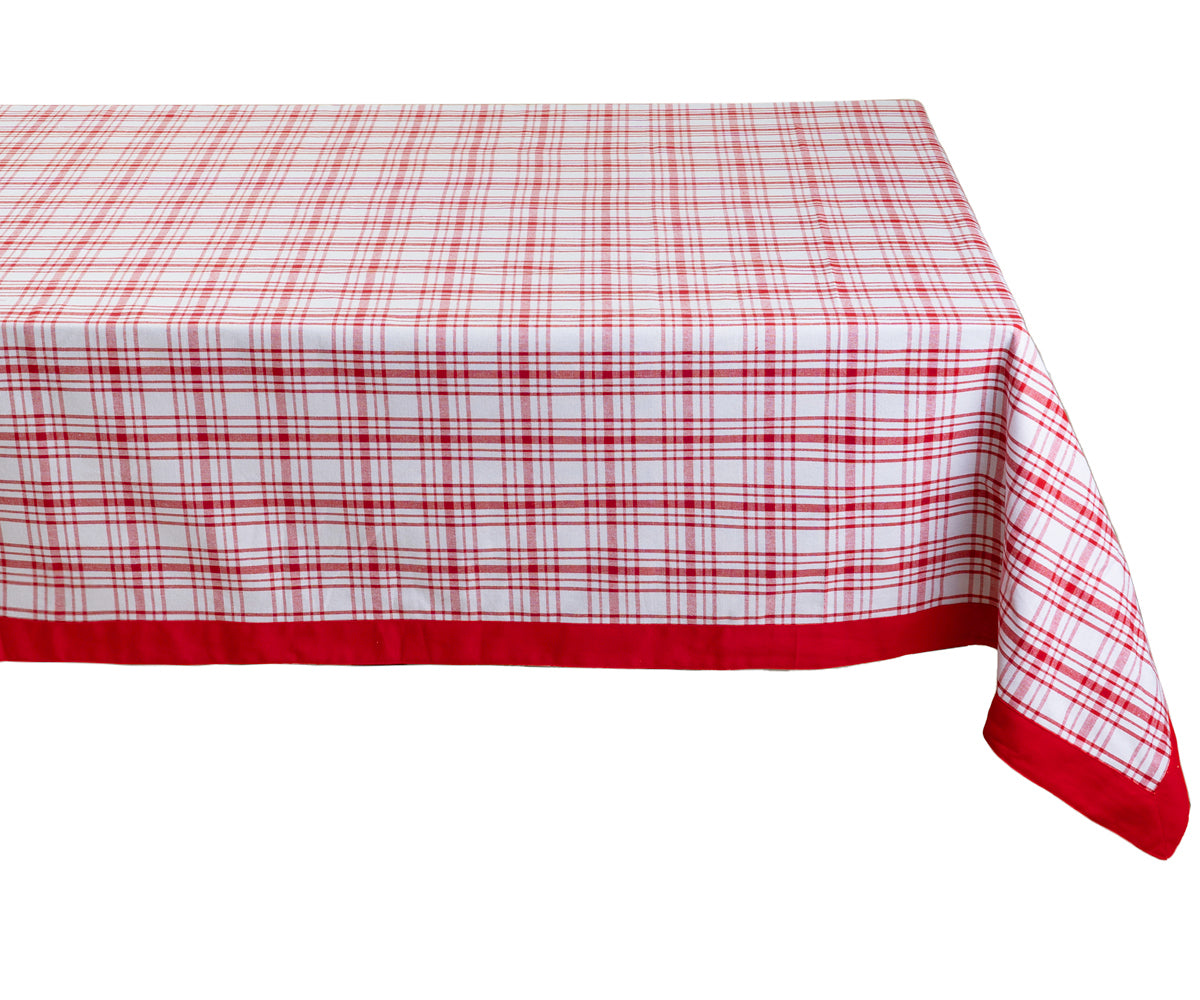 Achieve a classic setting with Red Checked Tablecloths for a polished appearance. Achieve a classic setting with Red Checked Tablecloths for a polished appearance.
