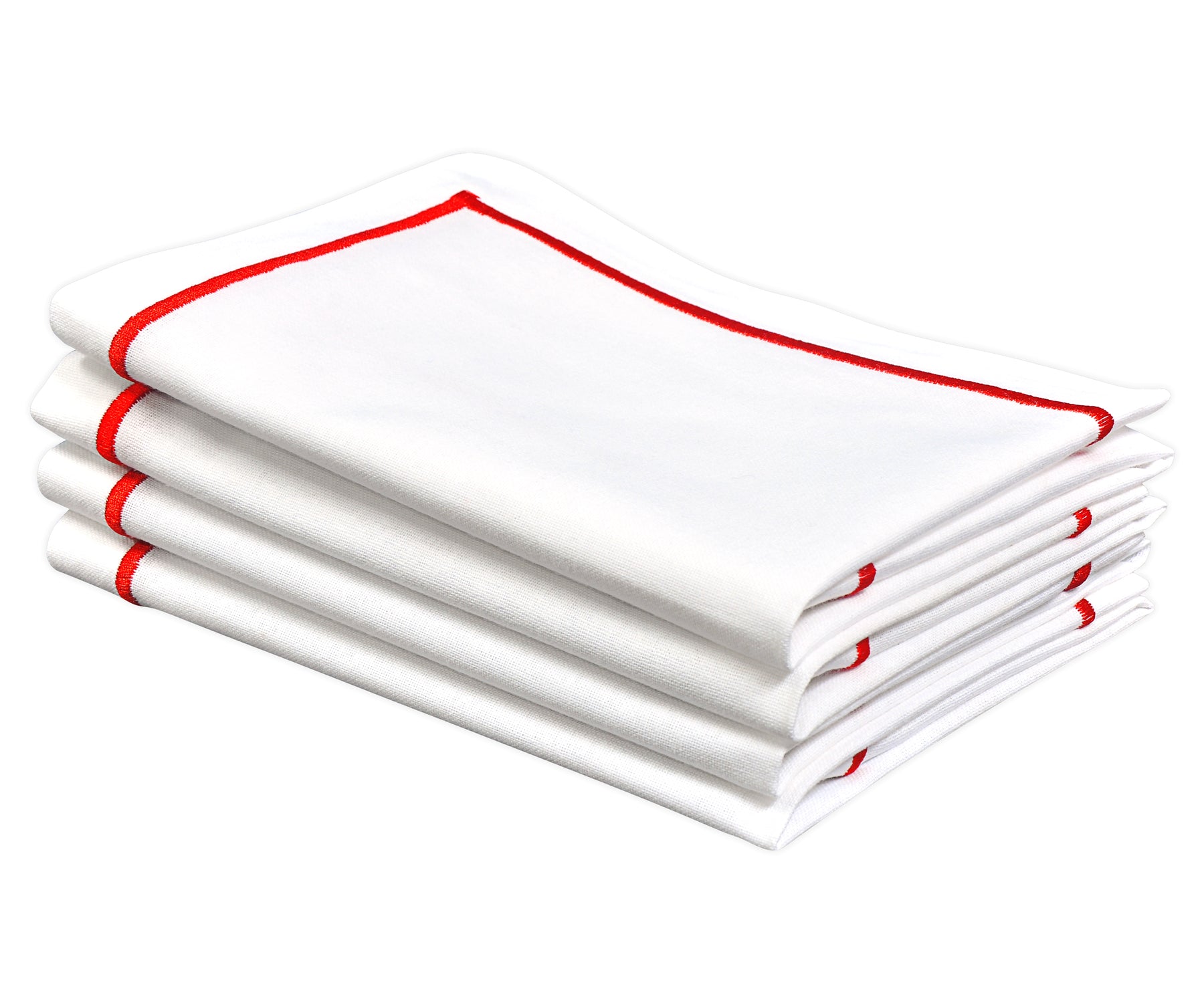 Neatly folded dinner napkins, ready to enhance the dining experience.