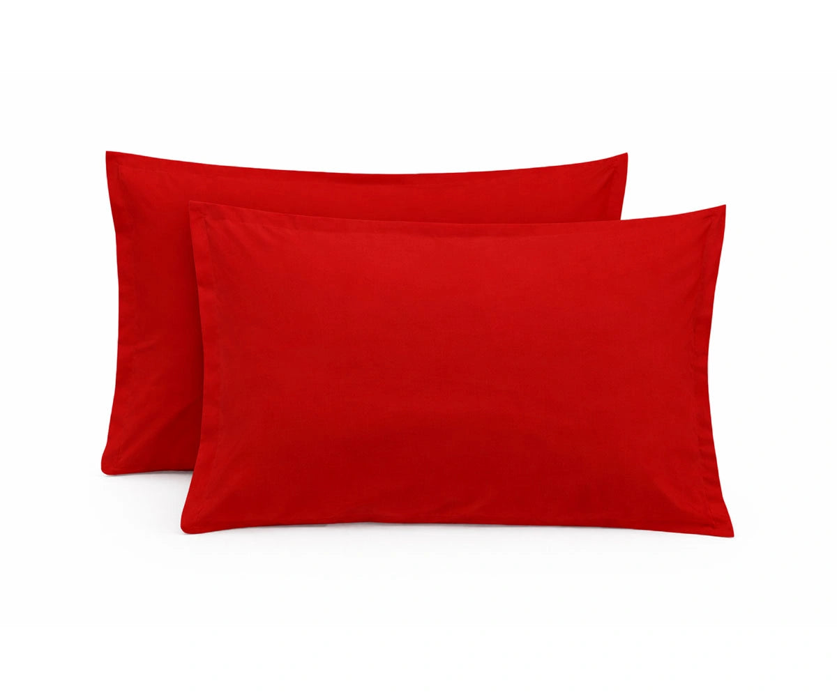 bright red cotton pillowcase for bold bedding decor bright red cotton pillowcase for bold bedding decor