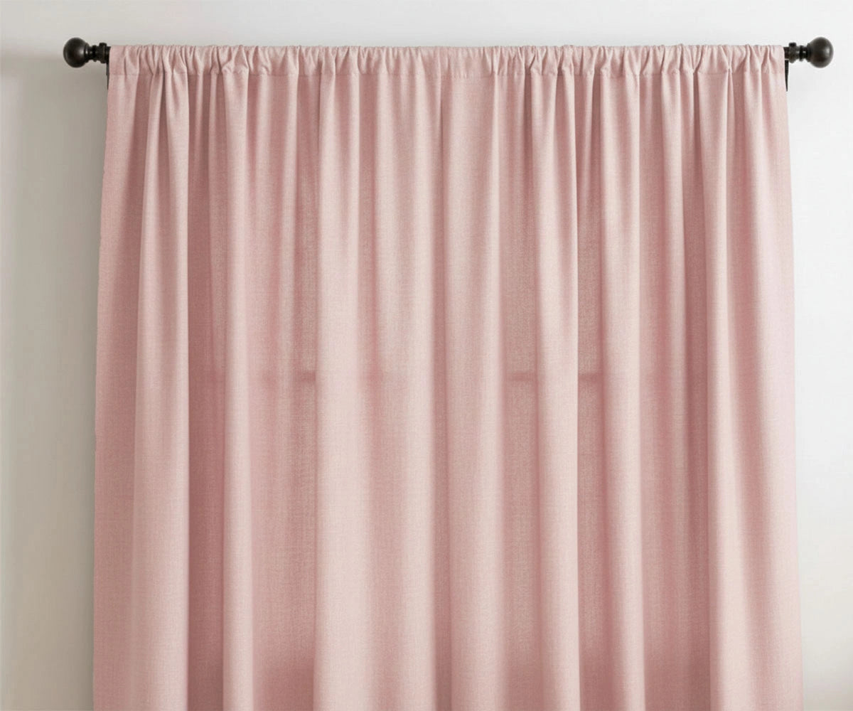 Rose Quartz color curtain panels in multiple shades display grid Rose Quartz color curtain panels in multiple shades display grid