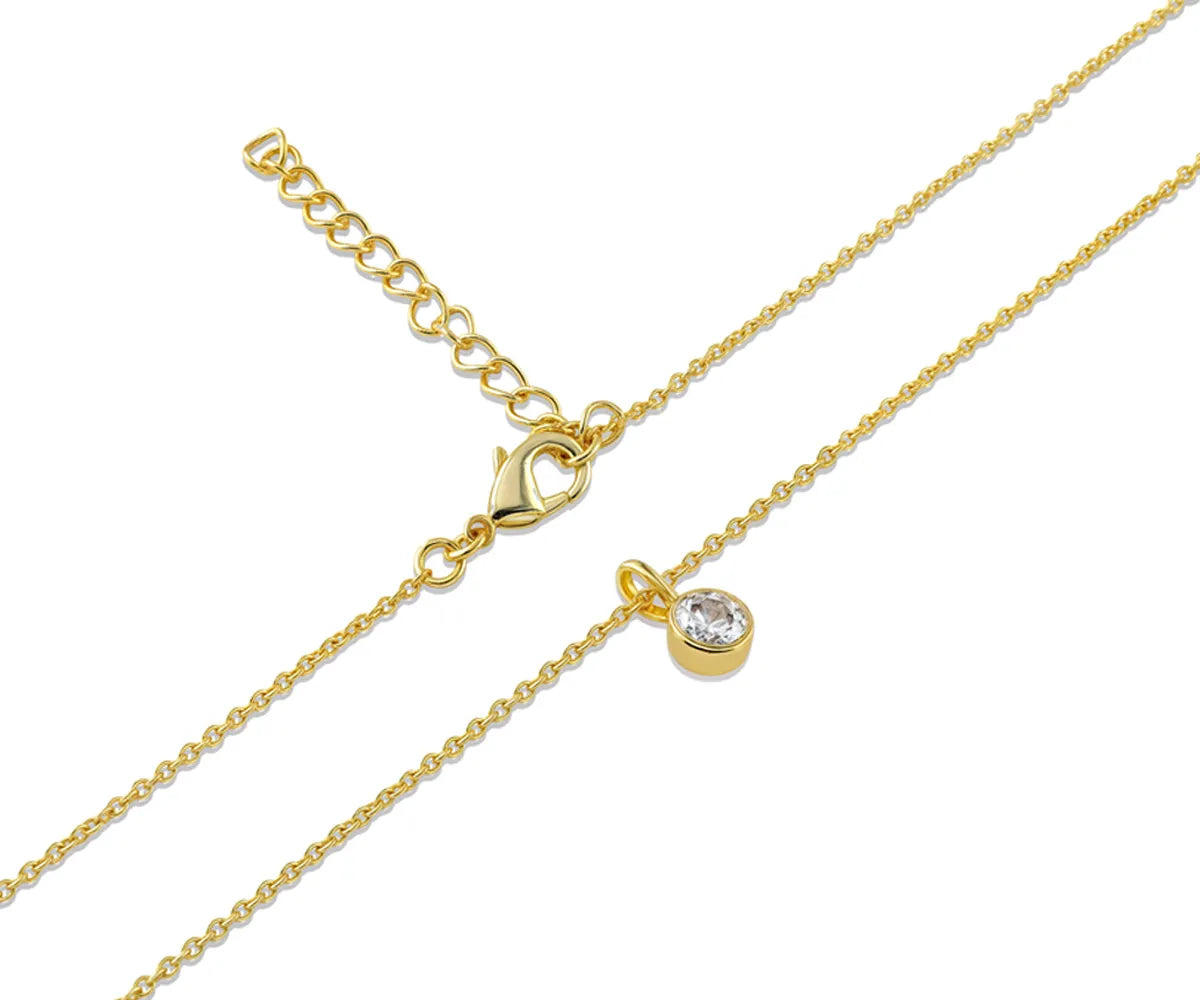 Adjustable April birthstone necklace for women Adjustable April birthstone necklace for women