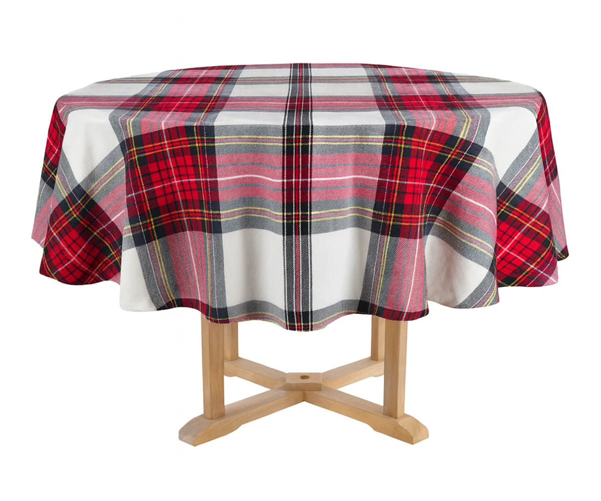 Tartan Plaid Round Tablecloth Tartan Plaid Round Tablecloth