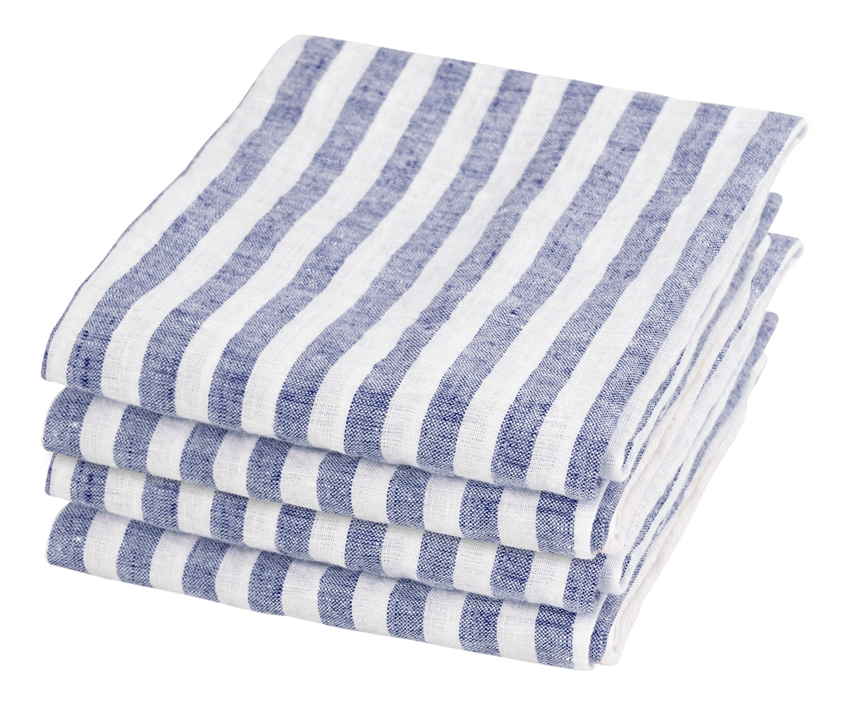 Blue linen napkins - All Cotton and Linen Blue linen napkins - All Cotton and Linen