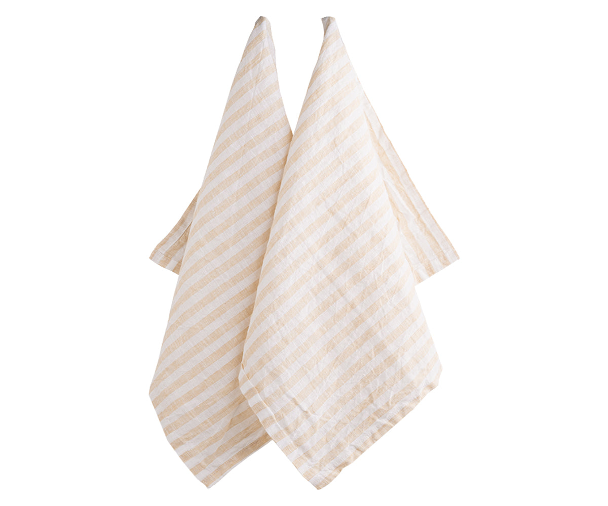 Experience the epitome of generosity with our meticulously crafted beige striped towels, boasting mitered corners for a touch of sophistication in your daily routine. Experience the epitome of generosity with our meticulously crafted beige striped towels, boasting mitered corners for a touch of sophistication in your daily routine.