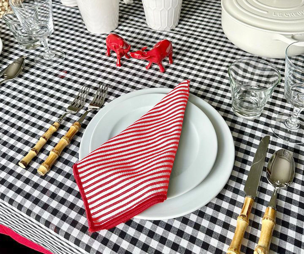 Red Cloth Napkins - Dinner Napkins Red Cloth Napkins - Dinner Napkins