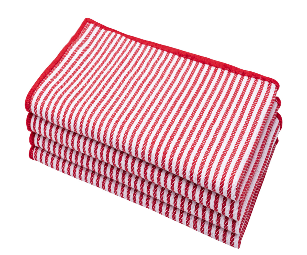 Red Cloth Napkins - Dinner Napkins