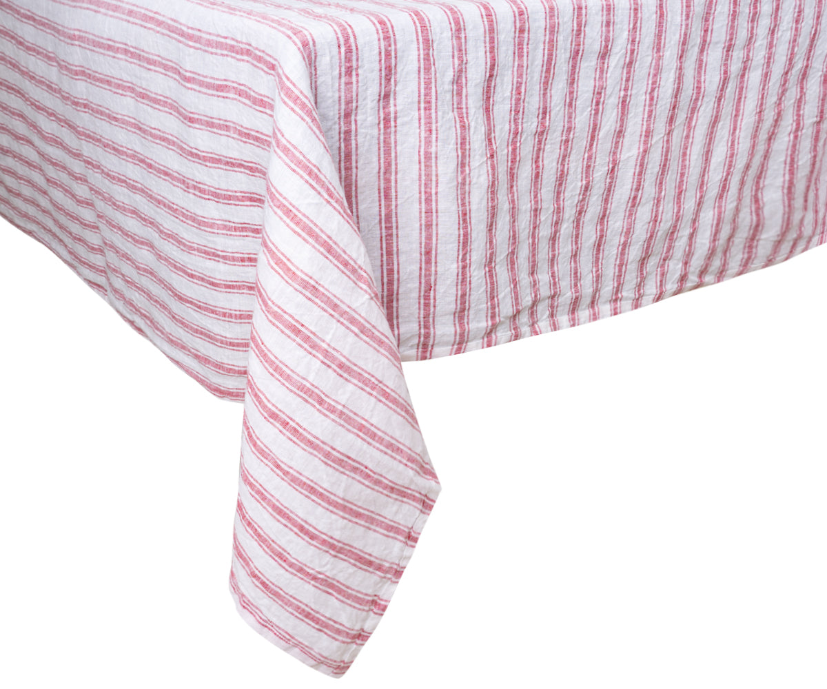 Rectangular tablecloth for versatile table coverage. Rectangular tablecloth for versatile table coverage.