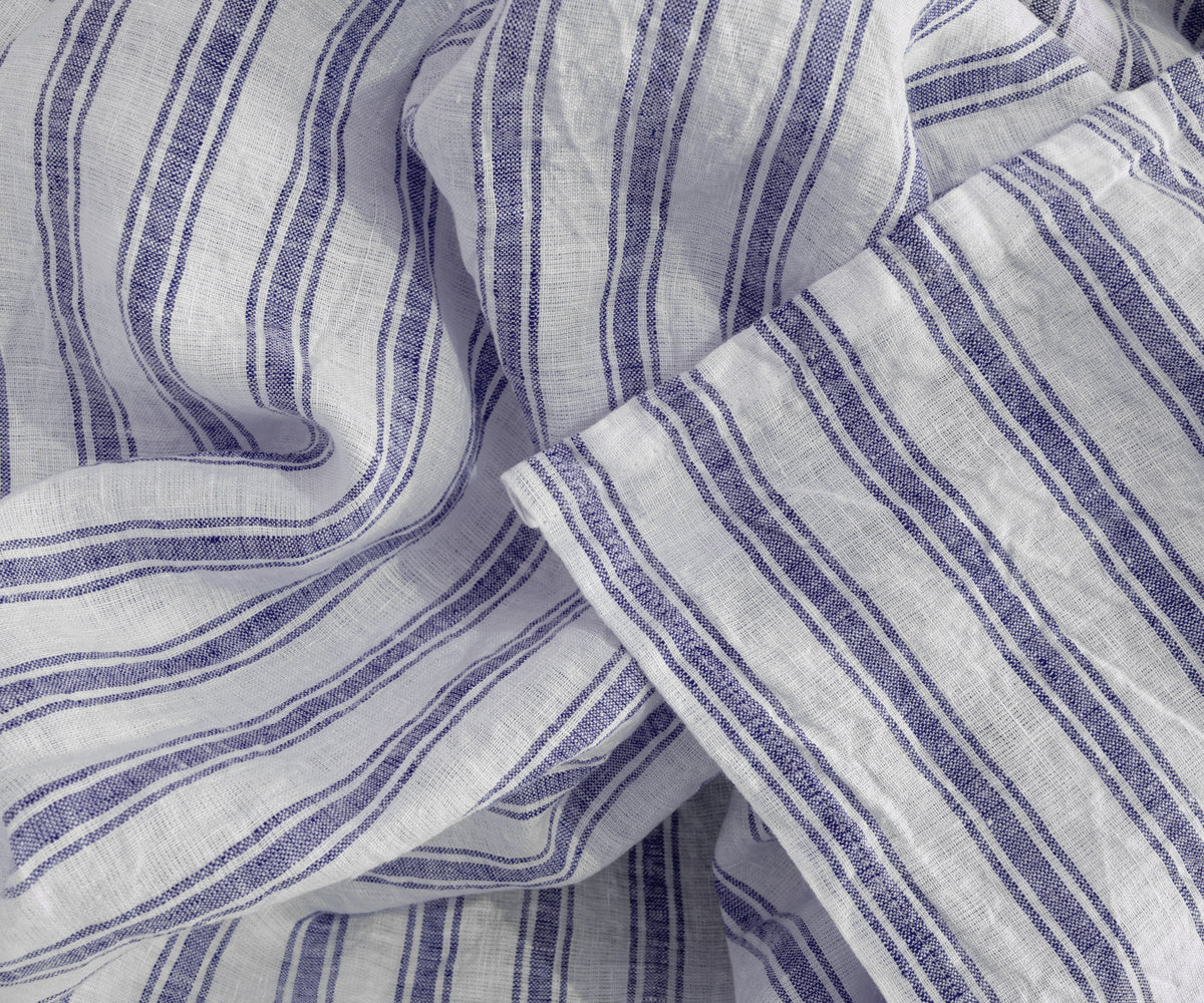 Blue Striped tablecloth to add a patterned touch to your table. Blue Striped tablecloth to add a patterned touch to your table.