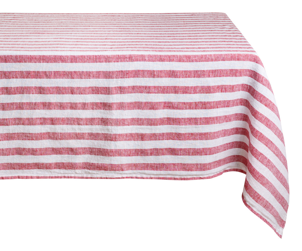 Rectangle linen tablecloth in a soothing and neutral color palette. Rectangle linen tablecloth in a soothing and neutral color palette.