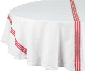 red tablecloth cotton rectangular friends and families of all ages can relax and celebrate indoors or out, with no worries about its easy care.