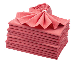 Pretty in Pink - Elevate your dining ambiance with these lovely pink cloth napkins, adding a touch of sophistication to any setting.