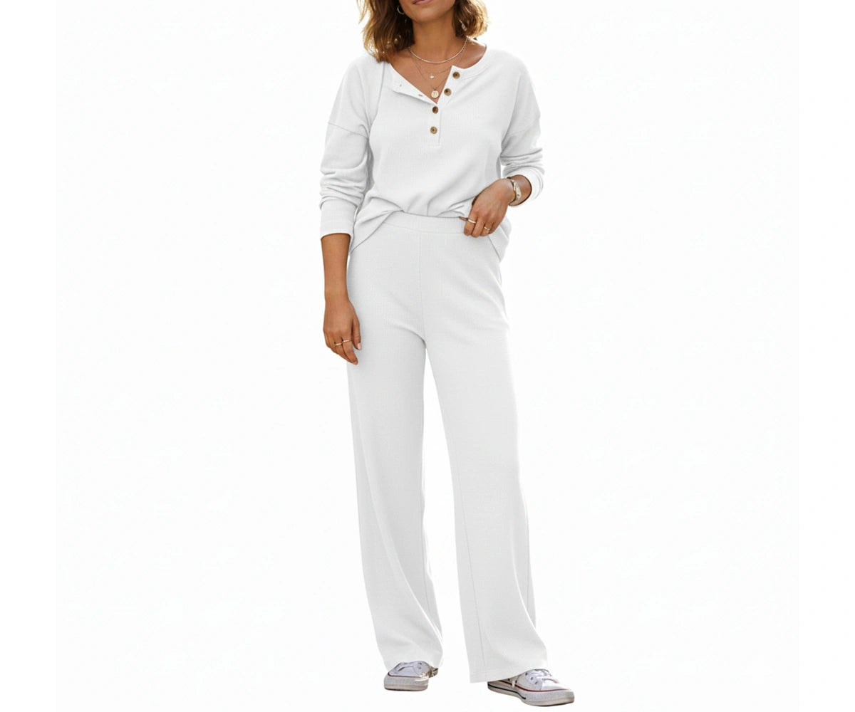 Women’s white linen long sleeve pajama set, soft natural fabric sleepwear with relaxed fit Women’s white linen long sleeve pajama set, soft natural fabric sleepwear with relaxed fit
