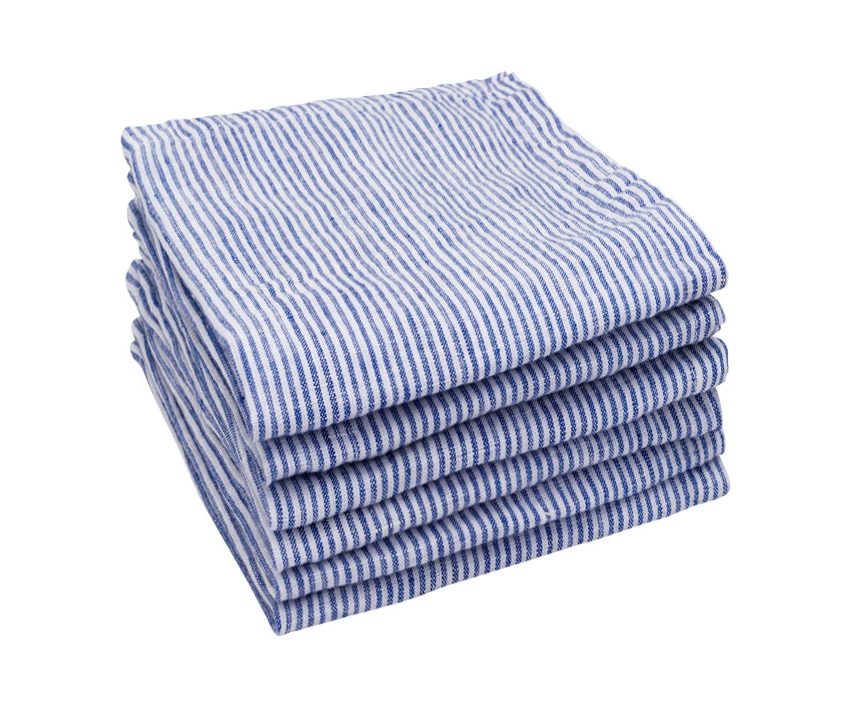 Add a touch of coastal sophistication with our Indigo Natural Brittany Linen Napkin, inspired by the serene beauty of the sea.  Add a touch of coastal sophistication with our Indigo Natural Brittany Linen Napkin, inspired by the serene beauty of the sea.