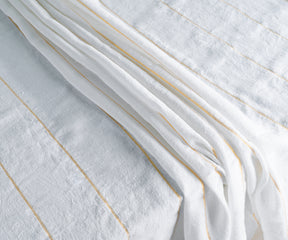Luxury Tablecloths made from high-quality linen for a luxurious feel.