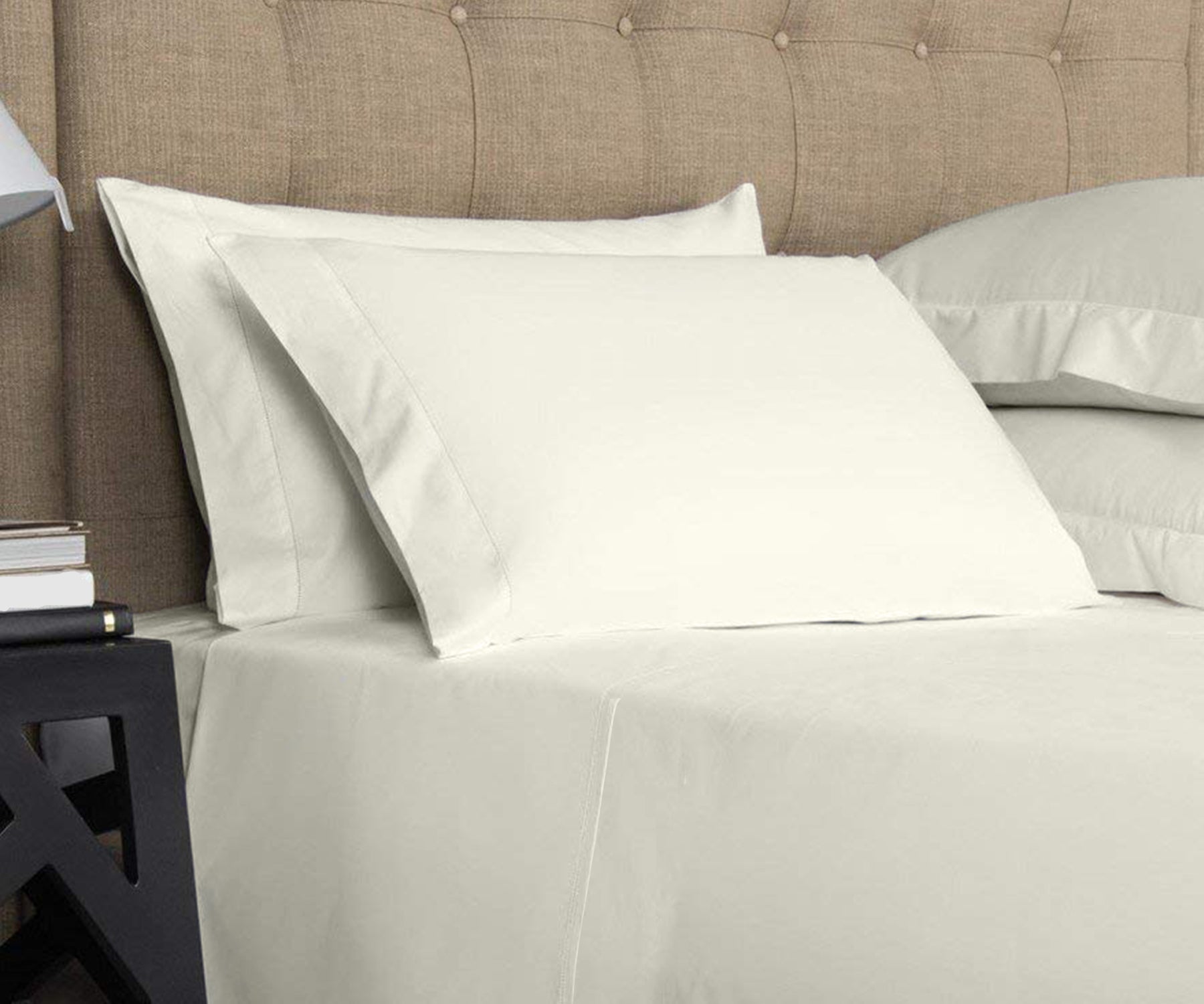Queen fitted sheet sold separately, allowing you to mix and match your bedding.