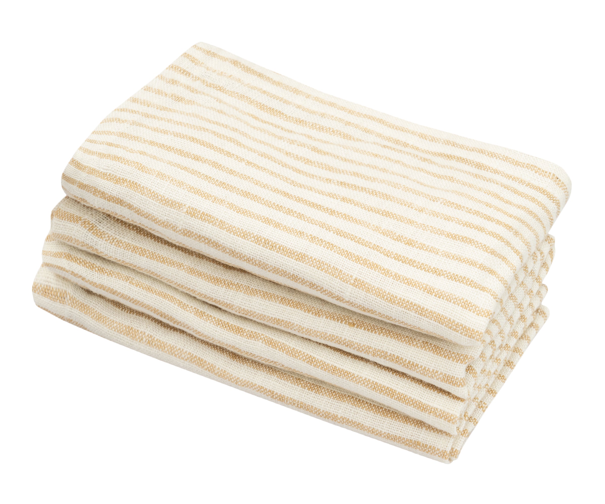Set Of 12 Cotton Linen Cloth Napkins | 18x18 Inch | Washable For Farmhouse, Wedding, Everyday