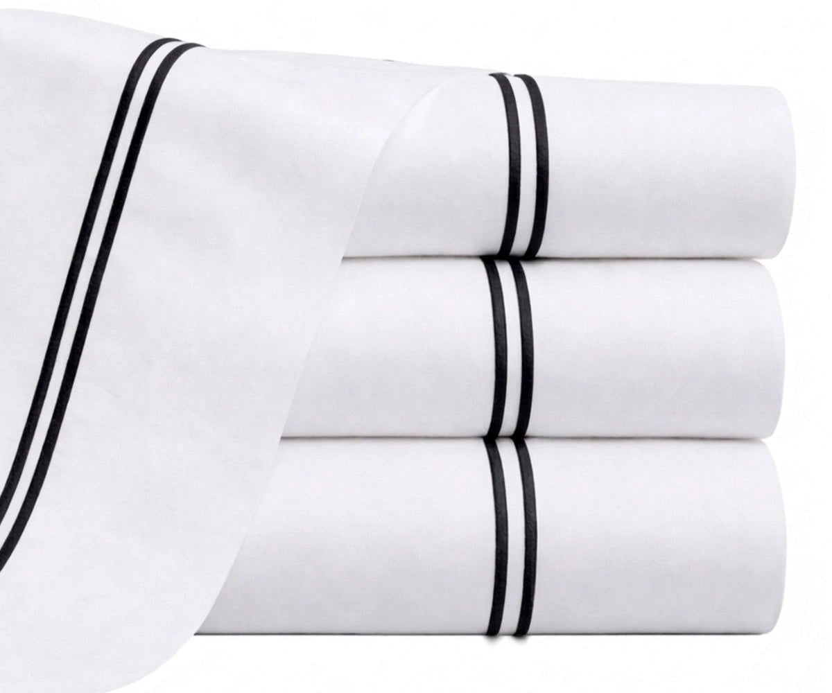 premium black embroidered flat sheet cotton percale breathable smooth luxury black bed sheet premium black embroidered flat sheet cotton percale breathable smooth luxury black bed sheet