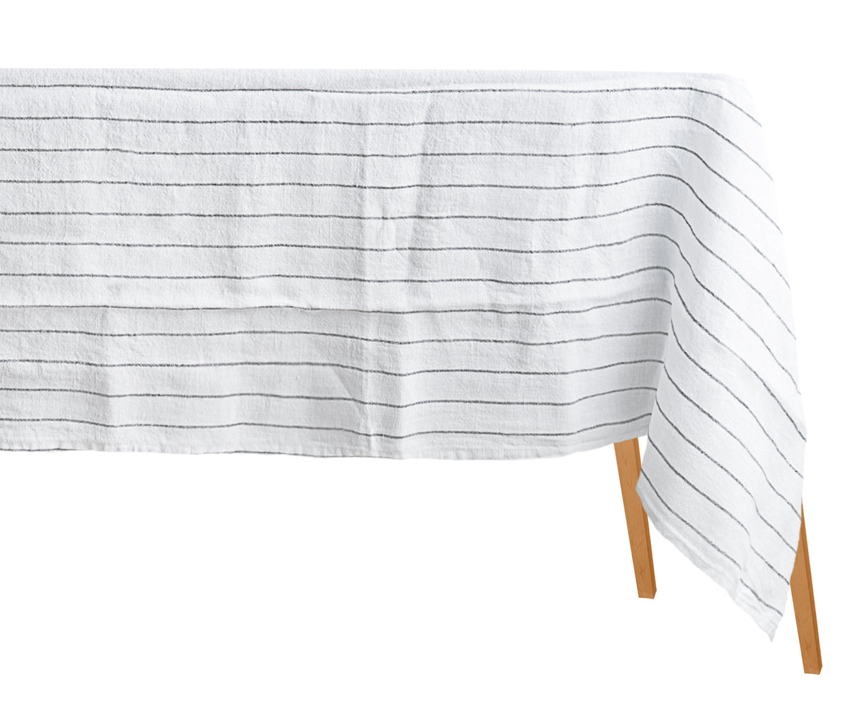 Discover the elegance of white linen tablecloths, including rectangular choices, for a refined table setup. Discover the elegance of white linen tablecloths, including rectangular choices, for a refined table setup.