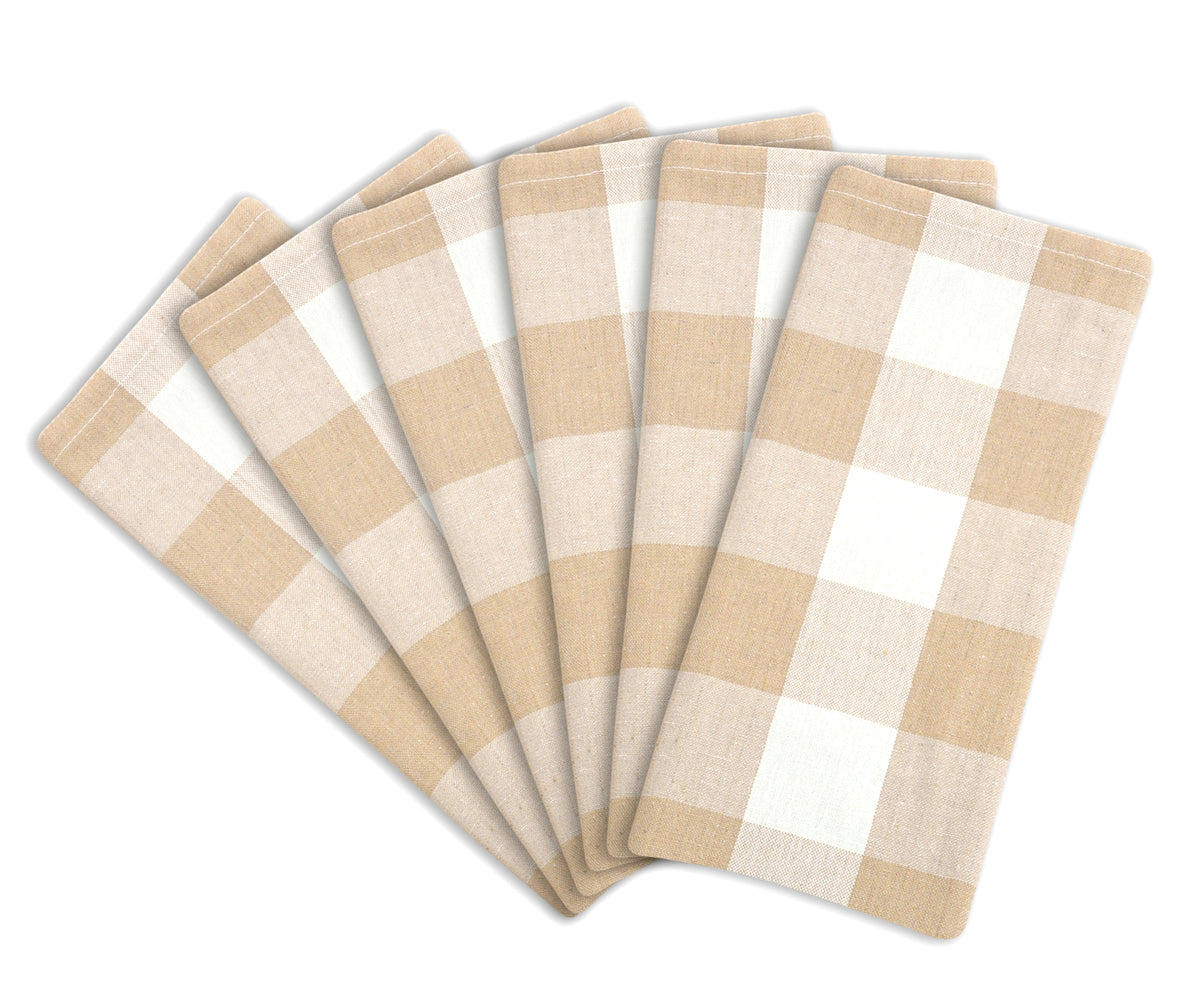 All Cotton and Linen | Beige cloth napkins 
 All Cotton and Linen | Beige cloth napkins