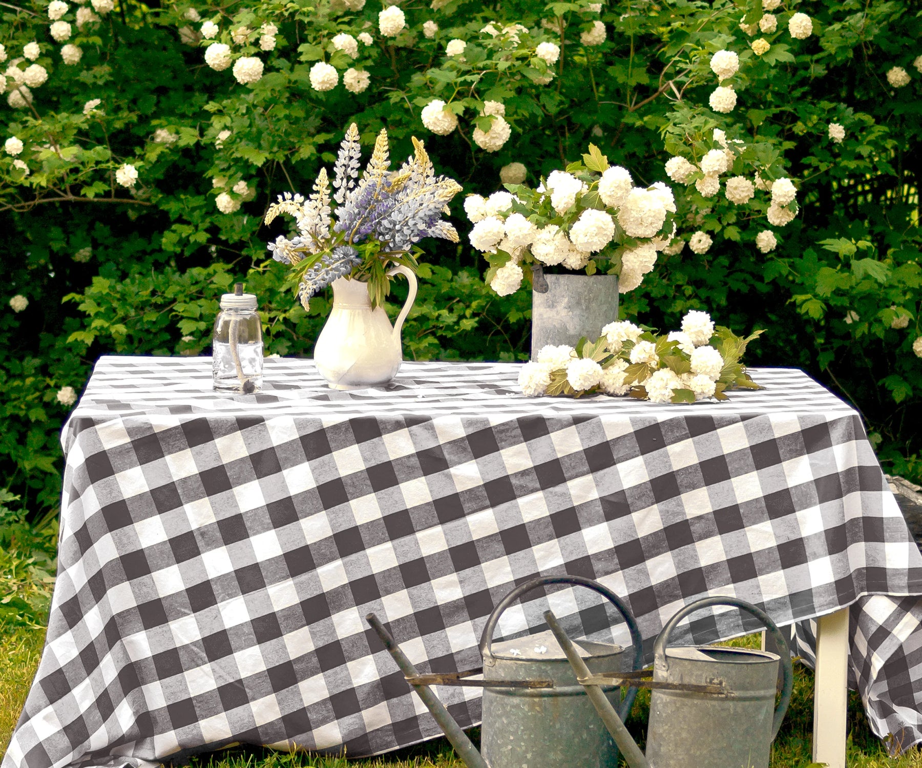 gray buffalo check tablecloth gray buffalo check tablecloth