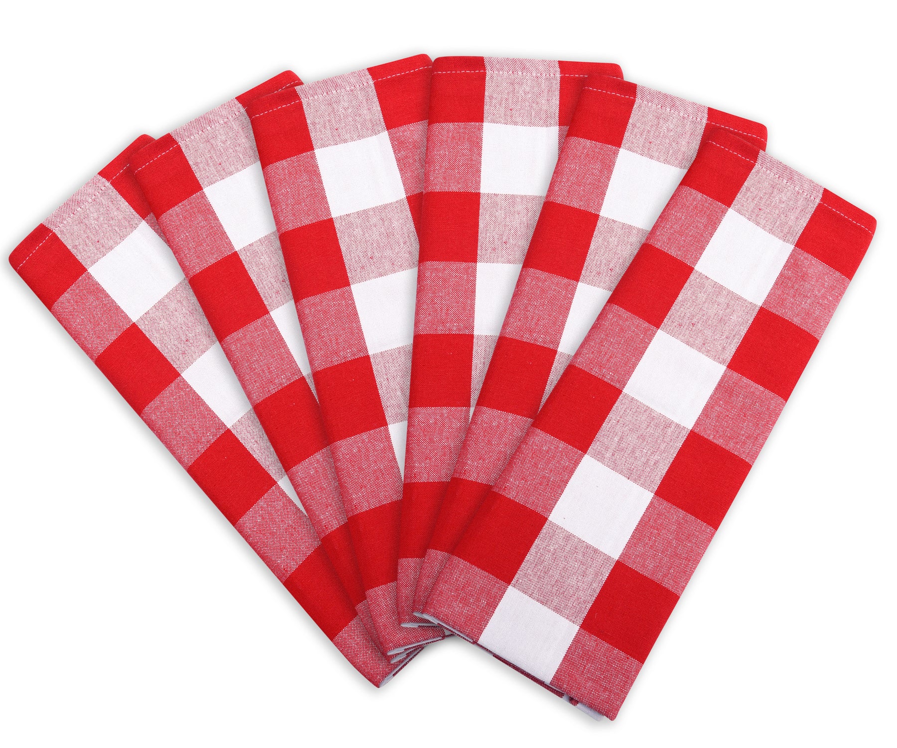 These red and white bar towels are made from a heavy-duty cotton fabric and are perfect for drying glasses or wiping down surfaces. These red and white bar towels are made from a heavy-duty cotton fabric and are perfect for drying glasses or wiping down surfaces.