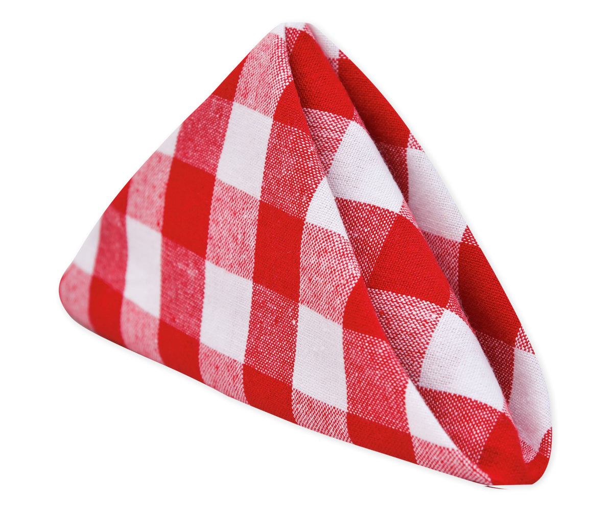 Red napkins, a timeless choice that complements any table setting. Red napkins, a timeless choice that complements any table setting.