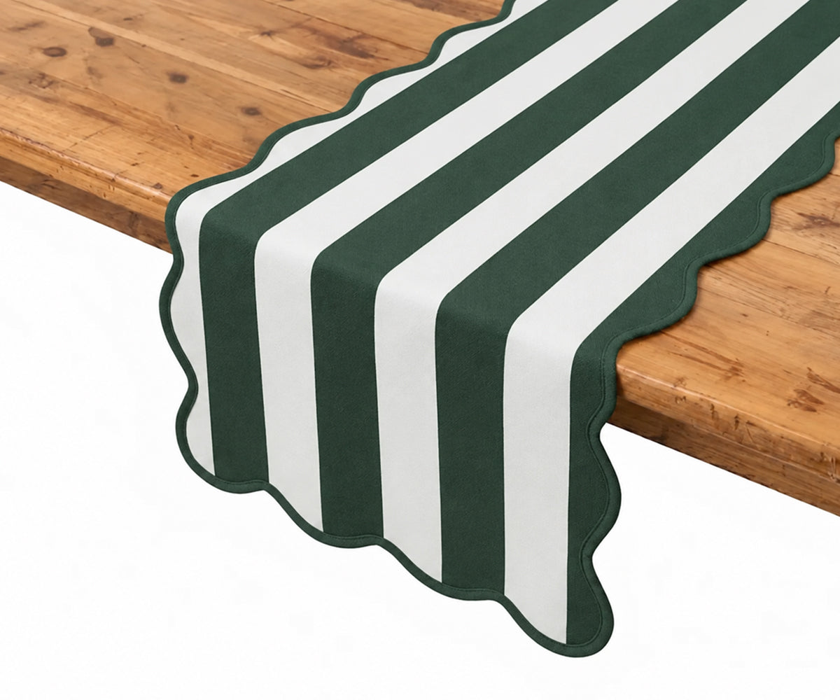 Scalloped Table Runner Scalloped Table Runner