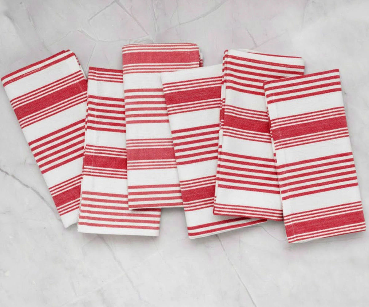 Striped Cloth Napkins Striped Cloth Napkins