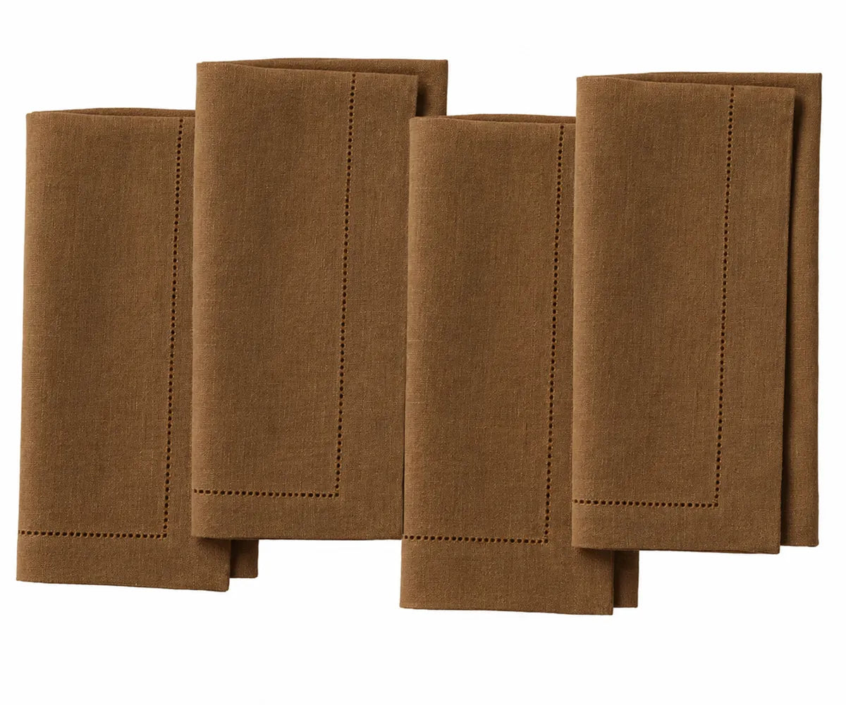 Eco friendly linen napkin set with elegant stitched edges and durable fabric Eco friendly linen napkin set with elegant stitched edges and durable fabric