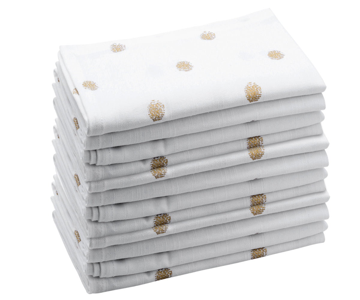 cloth napkins bulk their aesthetic appeal, dinner napkins serve a practical purpose by keeping diners' hand.    cloth napkins bulk their aesthetic appeal, dinner napkins serve a practical purpose by keeping diners' hand.