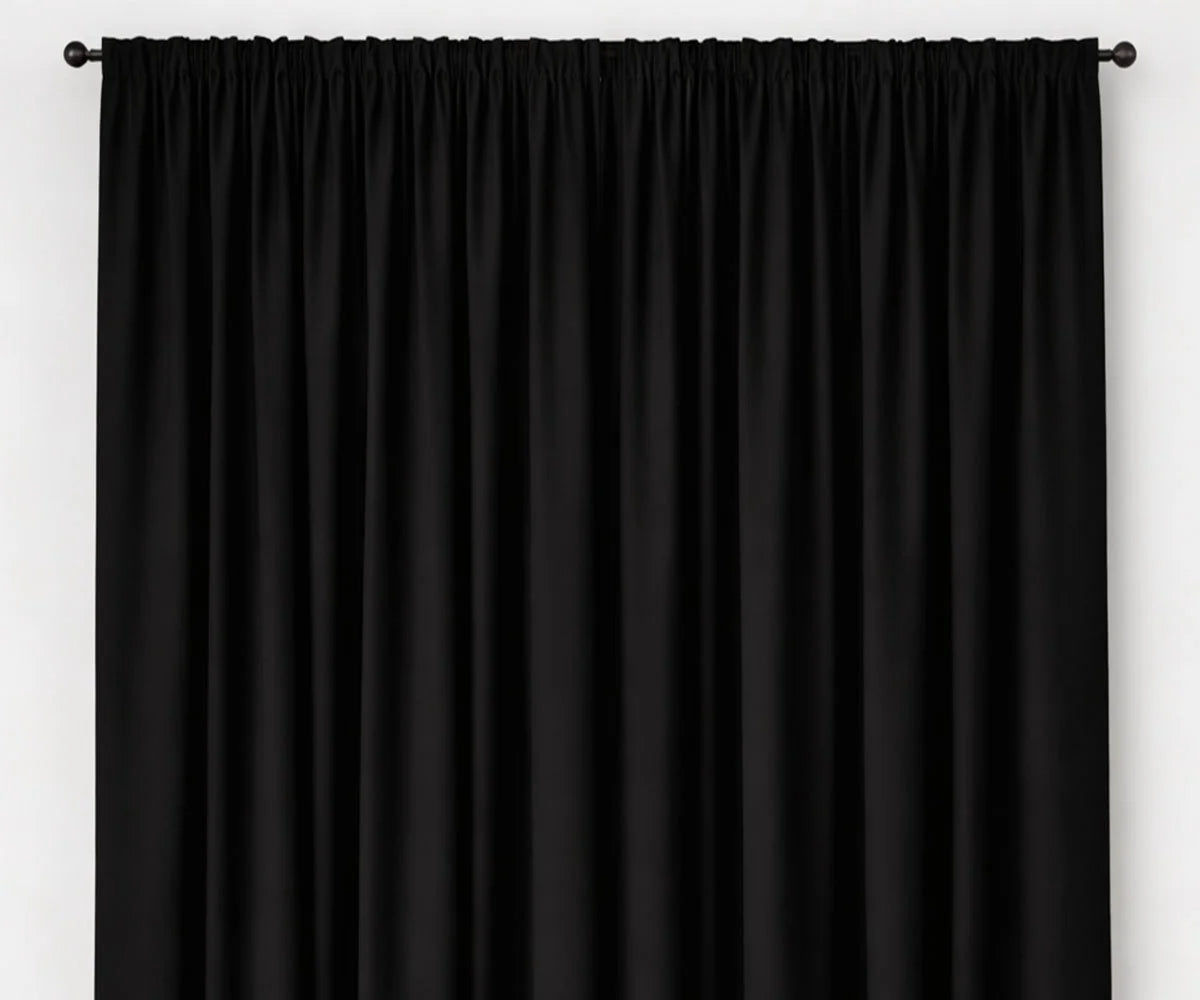 Black cotton curtain fabric texture Black cotton curtain fabric texture