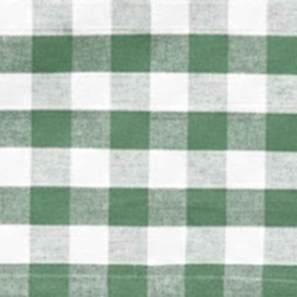 Green and white buffalo check pattern cotton napkin Green and white buffalo check pattern cotton napkin
