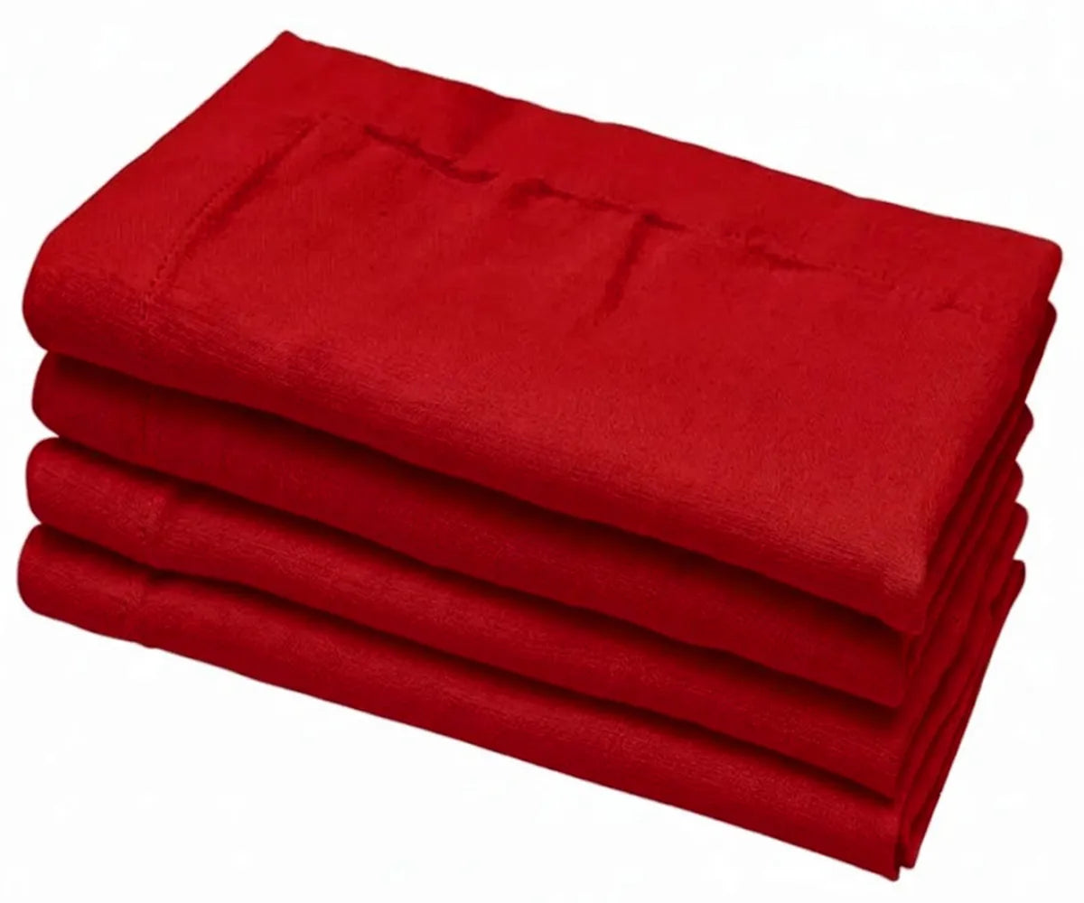 Soft textured cloth napkins available in multiple colors for weddings and table styling Soft textured cloth napkins available in multiple colors for weddings and table styling