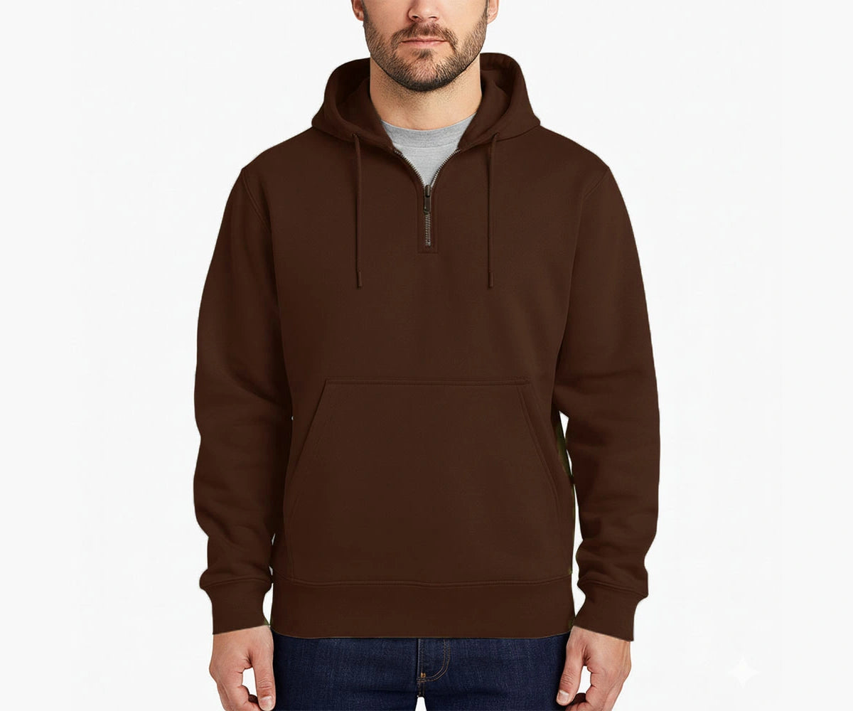 Men’s Brown Cotton Hoodie – warm breathable hoodie for streetwear and winter comfort Men’s Brown Cotton Hoodie – warm breathable hoodie for streetwear and winter comfort