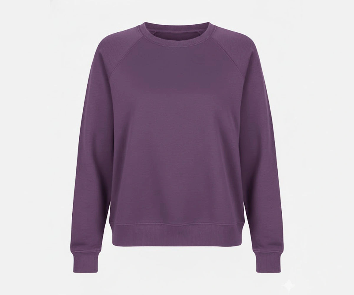 Women’s Casual Sweatshirt - Purple Women’s Casual Sweatshirt - Purple